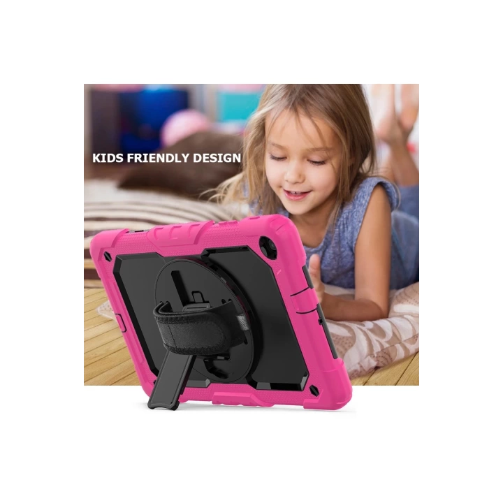 BFS  Samsung Galaxy T510 Tab A 10.1 Kılıf Pars Tablet Kapak - Pembe