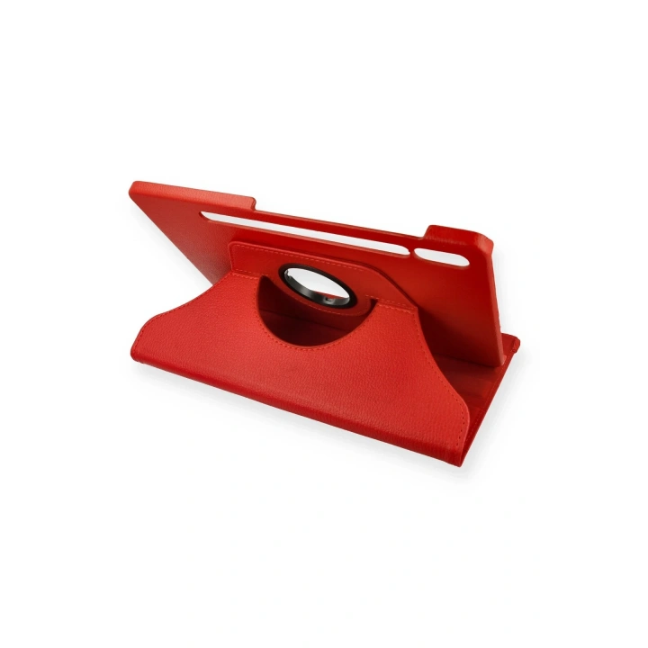 BFS  Samsung Galaxy T860 Tab S6 10.5 Kılıf 360 Tablet Deri Kılıf - Kırmızı