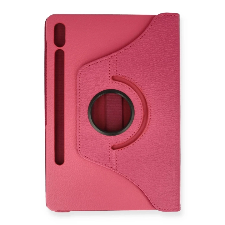 BFS  Samsung Galaxy T870 Tab S7 11 Kılıf 360 Tablet Deri Kılıf - Pembe