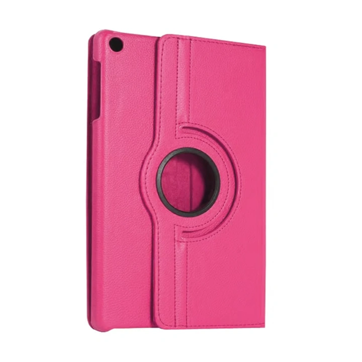 BFS  Samsung Galaxy Tab A11 360 Tablet Deri Kılıf - Pembe