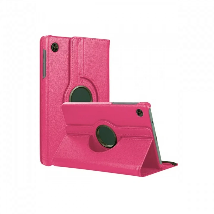 BFS  Samsung Galaxy Tab A11 360 Tablet Deri Kılıf - Pembe