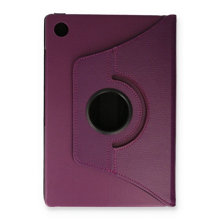 BFS  Samsung Galaxy Tab A9 Kılıf 360 Tablet Deri Kılıf - Mürdüm