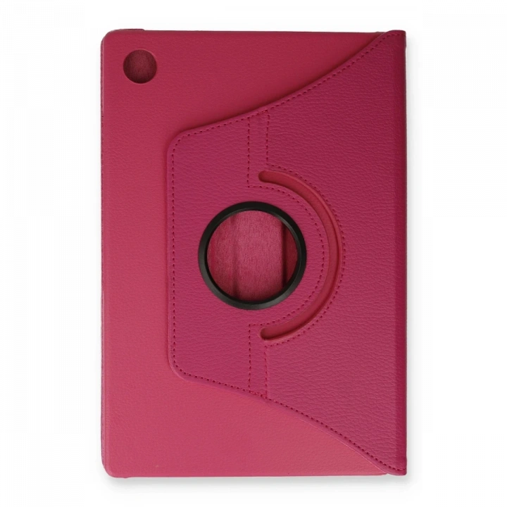 BFS  Samsung Galaxy Tab A9 Kılıf 360 Tablet Deri Kılıf - Pembe