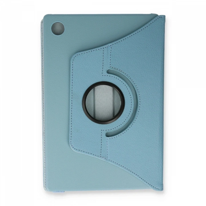 BFS  Samsung Galaxy Tab A9 Kılıf 360 Tablet Deri Kılıf - Turkuaz