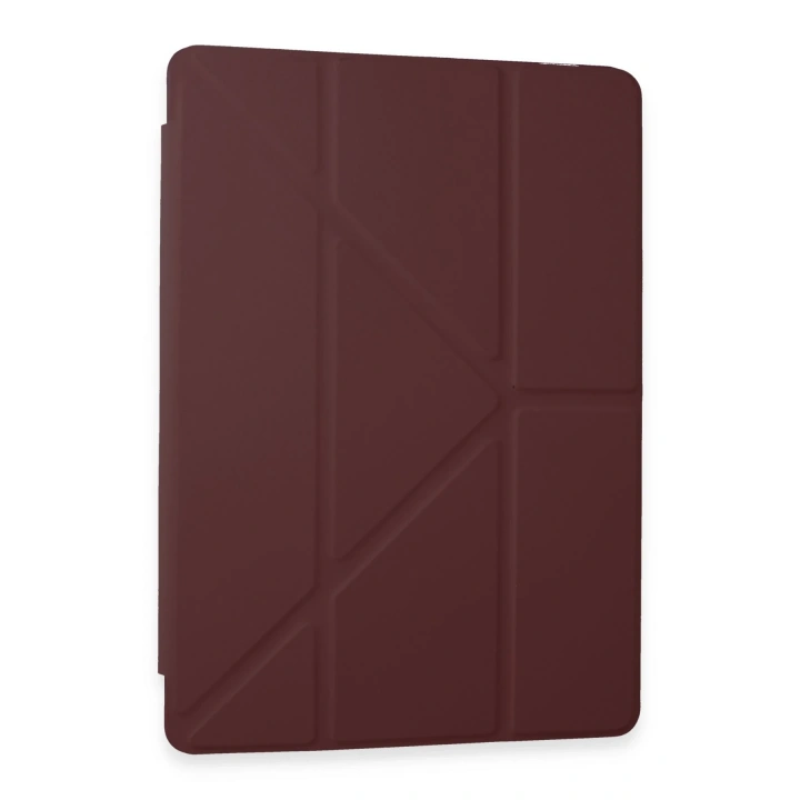 BFS  Samsung Galaxy Tab A9 Kılıf Kalemlikli Mars Tablet Kılıfı - Mürdüm