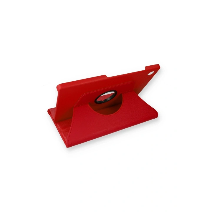 BFS  Samsung Galaxy Tab A9 Plus Kılıf 360 Tablet Deri Kılıf - Kırmızı