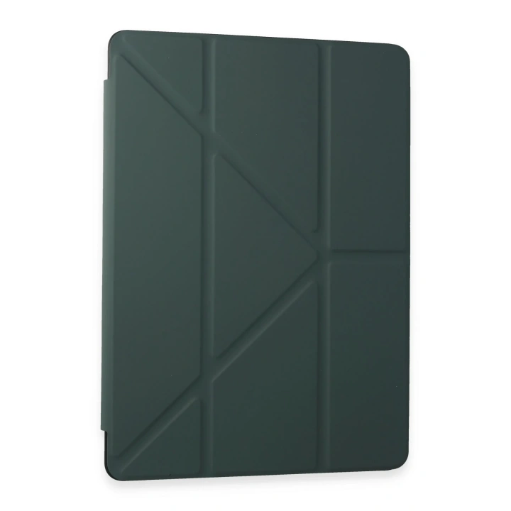BFS  Samsung Galaxy Tab A9 Plus Kılıf Kalemlikli Mars Tablet Kılıfı - Koyu Yeşil