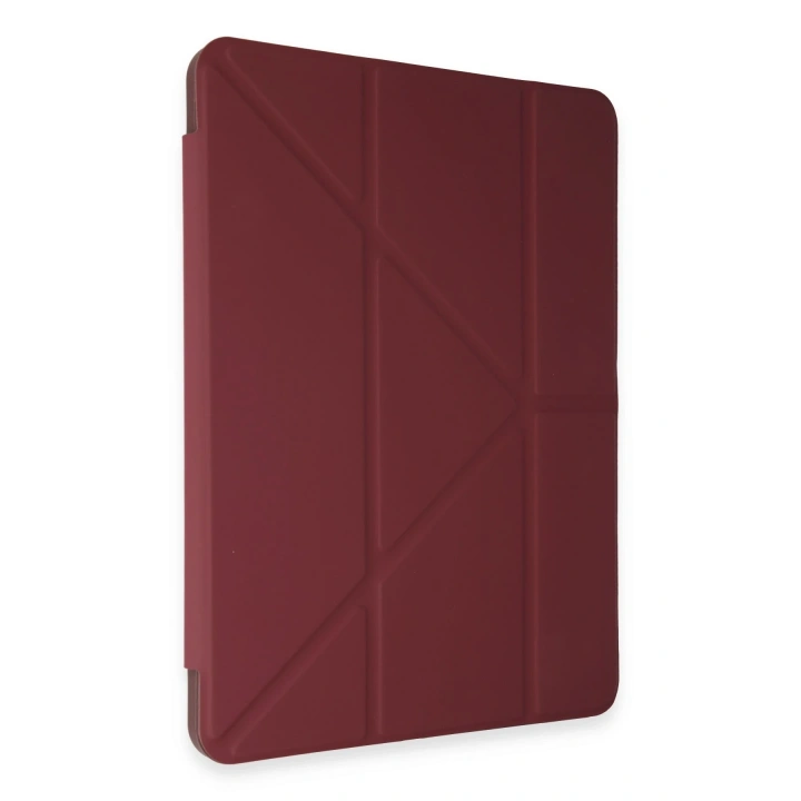 BFS  Samsung Galaxy Tab A9 Plus Kılıf Kalemlikli Mars Tablet Kılıfı - Mürdüm