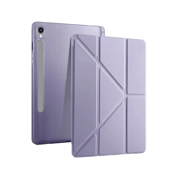 BFS Samsung Galaxy Tab S10 FE Plus 13.1 Kalemlikli Mars Tablet Kılıfı - Açık Mor