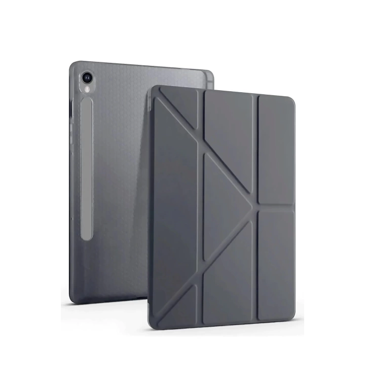 BFS Samsung Galaxy Tab S10 FE Plus 13.1 Kalemlikli Mars Tablet Kılıfı - Gri