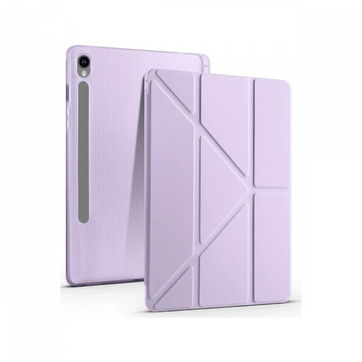 BFS  Samsung Galaxy Tab S10 FE Plus 13.1 Kalemlikli Mars Tablet Kılıfı - Lila