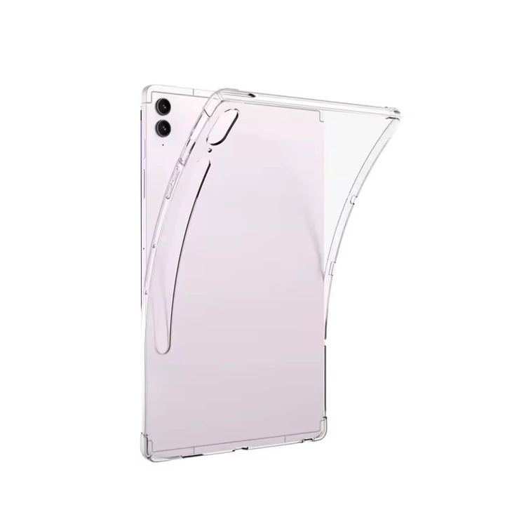 BFS Samsung Galaxy Tab S10 FE Plus 13.1 Kılıf Anti Şeffaf Tablet Silikon - Şeffaf