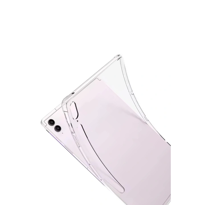 BFS Samsung Galaxy Tab S10 FE Plus 13.1 Kılıf Anti Şeffaf Tablet Silikon - Şeffaf