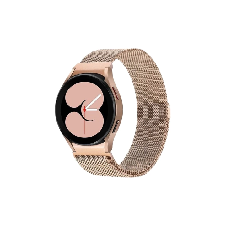 BFS  Samsung Galaxy Watch 4 Metal Mıknatıslı Kordon - Gold