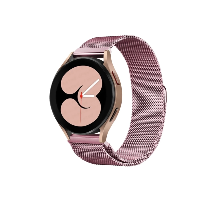 BFS  Samsung Galaxy Watch 4 Metal Mıknatıslı Kordon - Rose