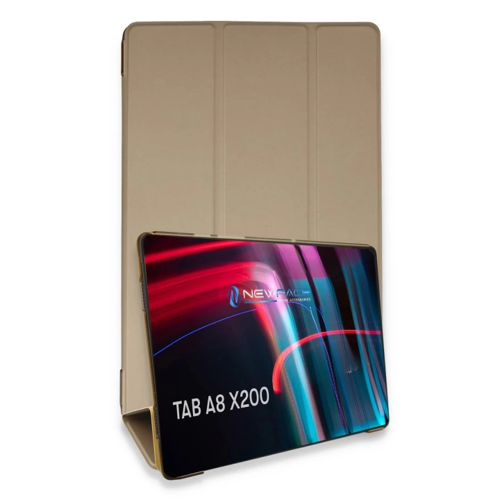 BFS  Samsung Galaxy X200 Tab A8 10.5 Kılıf Tablet Smart Kılıf - Gold