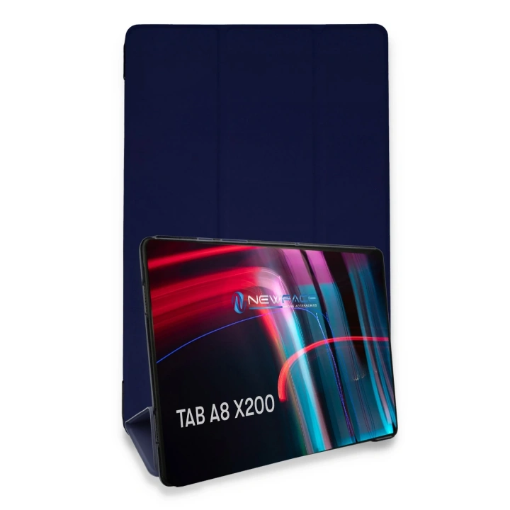 BFS  Samsung Galaxy X200 Tab A8 10.5 Kılıf Tablet Smart Kılıf - Lacivert