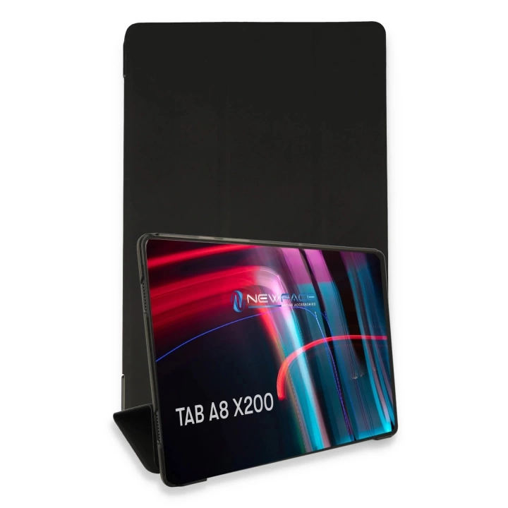 BFS  Samsung Galaxy X200 Tab A8 10.5 Kılıf Tablet Smart Kılıf - Siyah