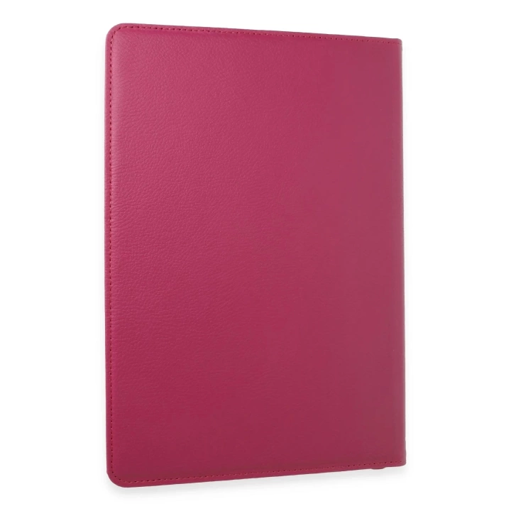 BFS  Samsung Galaxy X610 Tab S9 FE Plus 12.4 Kılıf 360 Tablet Deri Kılıf - Pembe