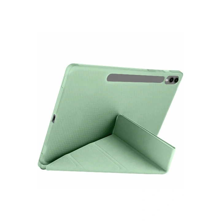 BFS  Samsung Galaxy X610 Tab S9 FE Plus 12.4 Kılıf Kalemlikli Mars Tablet Kılıfı - Açık Yeşil