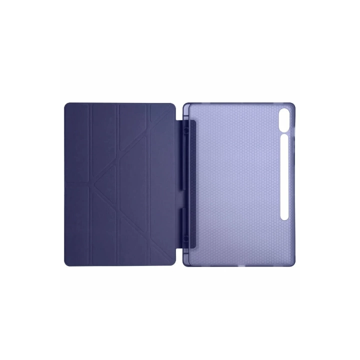 BFS  Samsung Galaxy X610 Tab S9 FE Plus 12.4 Kılıf Kalemlikli Mars Tablet Kılıfı - Lacivert