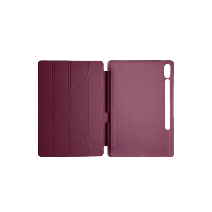 BFS  Samsung Galaxy X610 Tab S9 FE Plus 12.4 Kılıf Kalemlikli Mars Tablet Kılıfı - Mor