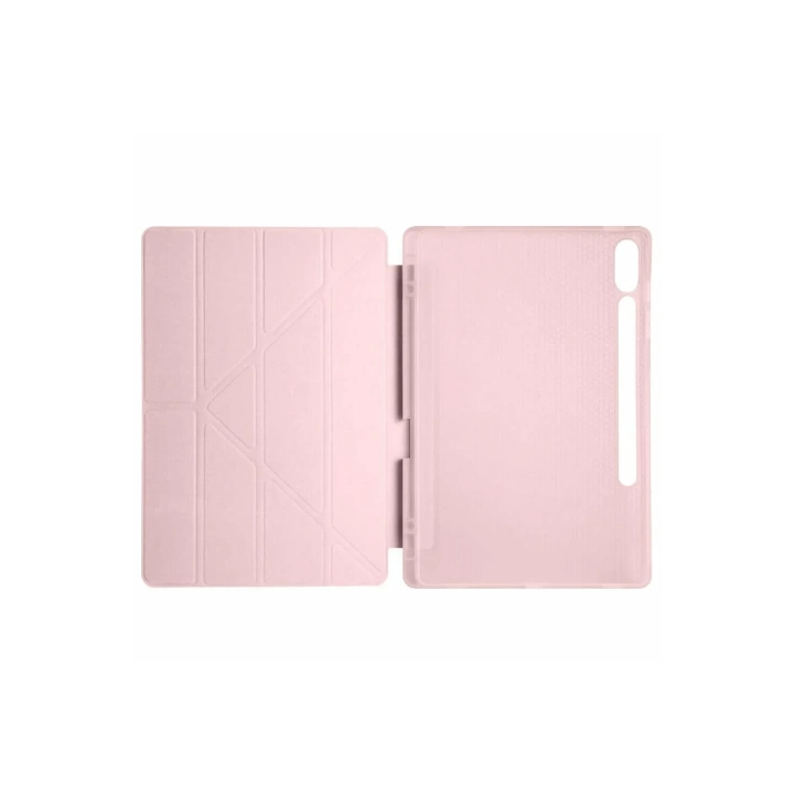 BFS  Samsung Galaxy X610 Tab S9 FE Plus 12.4 Kılıf Kalemlikli Mars Tablet Kılıfı - Rose Gold
