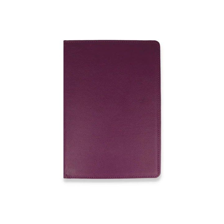 BFS  Samsung Galaxy X800 Tab S8 Plus 12.4 Kılıf 360 Tablet Deri Kılıf - Mürdüm