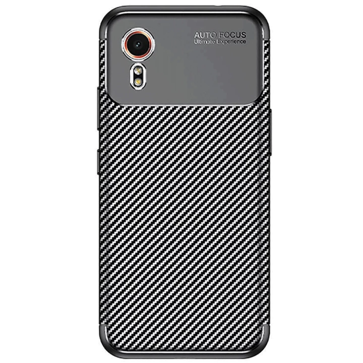 BFS  Samsung Galaxy XCover 7 Kılıf Auto Focus Karbon Kapak - Siyah
