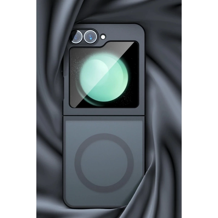 BFS Samsung Galaxy Z Flip 5 Kılıf Blur Fold Magsafe Kapak - Mat Siyah