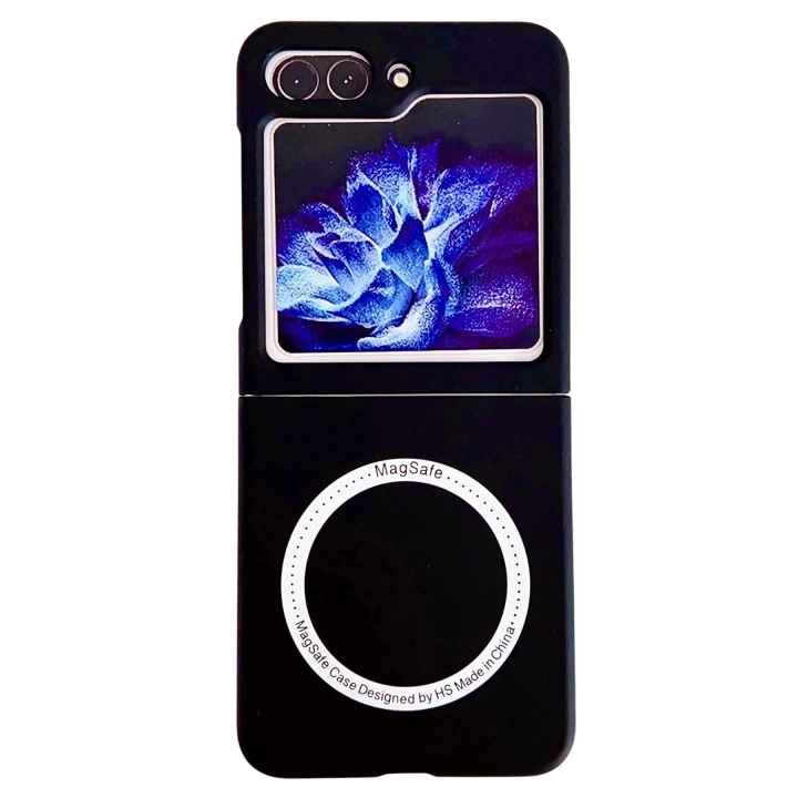 BFS  Samsung Galaxy Z Flip 5 Kılıf Mata Fold Kapak - Siyah
