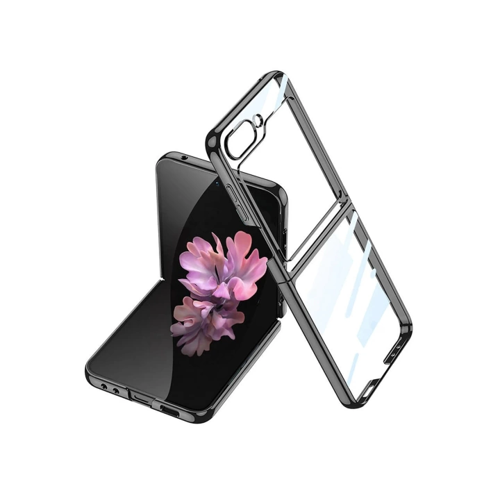 BFS  Samsung Galaxy Z Flip 6 Kılıf Fold Element Kapak - Siyah