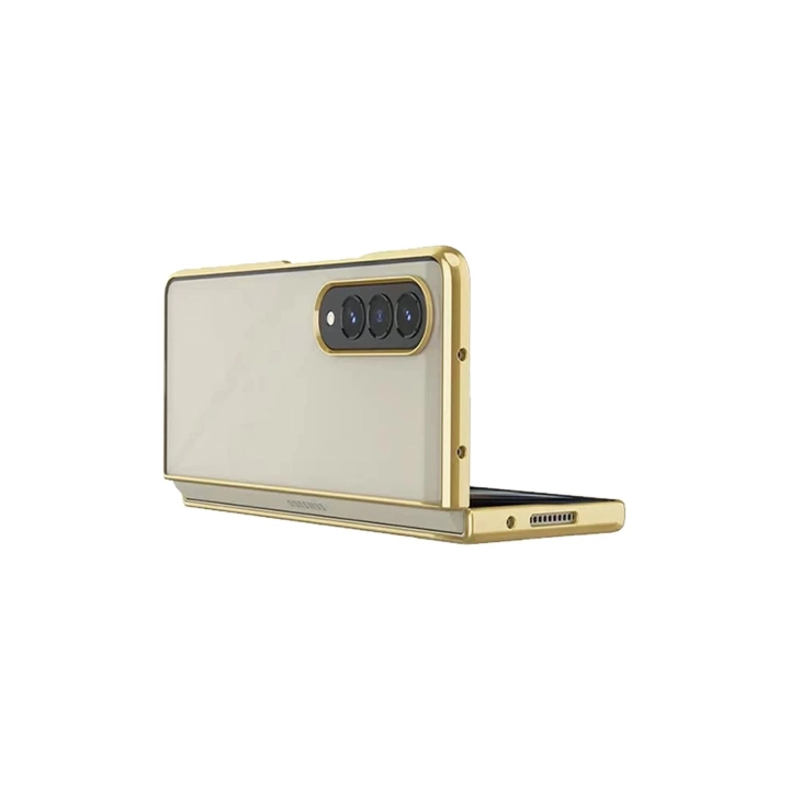 BFS  Samsung Galaxy Z Fold 3 Kılıf Fold Element Kapak - Gold