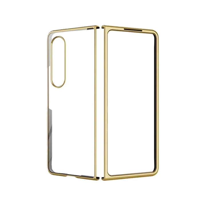 BFS  Samsung Galaxy Z Fold 3 Kılıf Fold Element Kapak - Gold