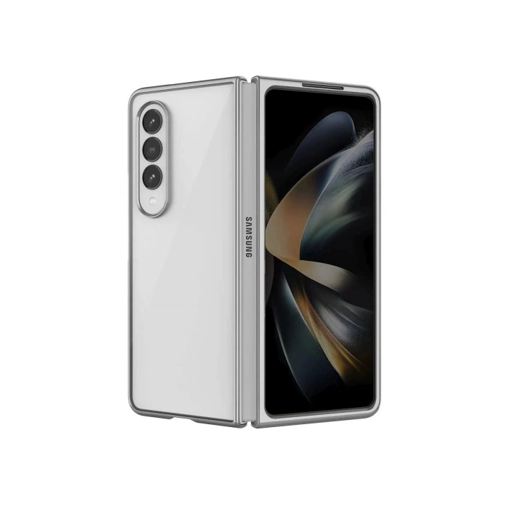 BFS  Samsung Galaxy Z Fold 3 Kılıf Fold Element Kapak - Gümüş
