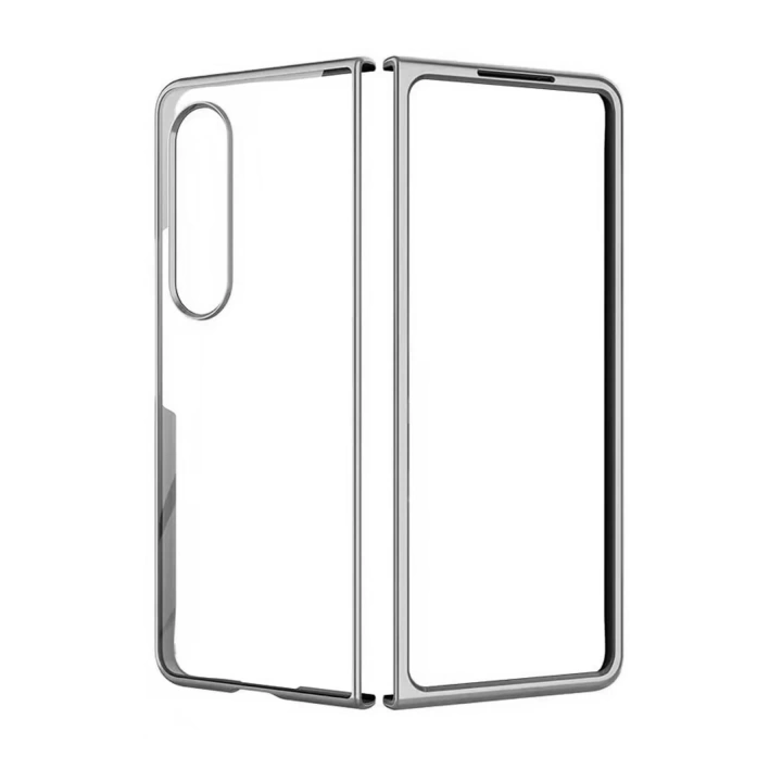 BFS  Samsung Galaxy Z Fold 3 Kılıf Fold Element Kapak - Gümüş