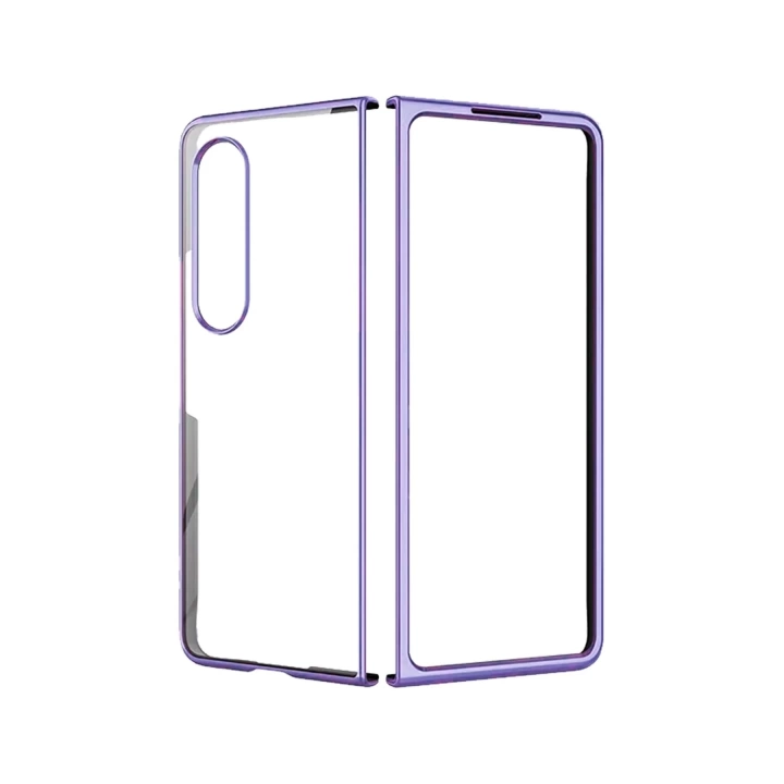 BFS  Samsung Galaxy Z Fold 3 Kılıf Fold Element Kapak - Mor