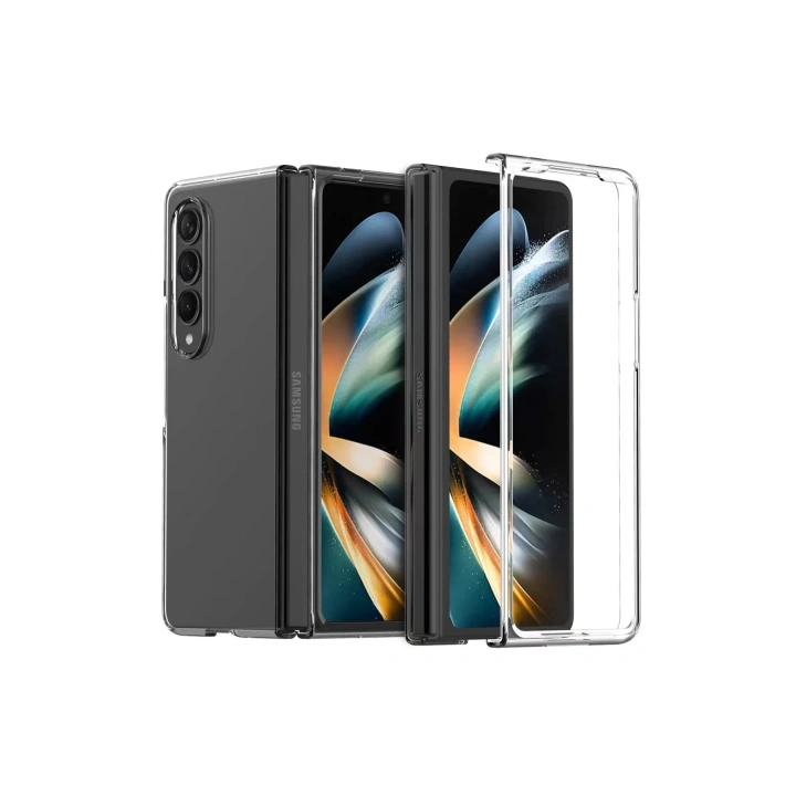 BFS  Samsung Galaxy Z Fold 3 Kılıf Fold TPU Silikon - Şeffaf
