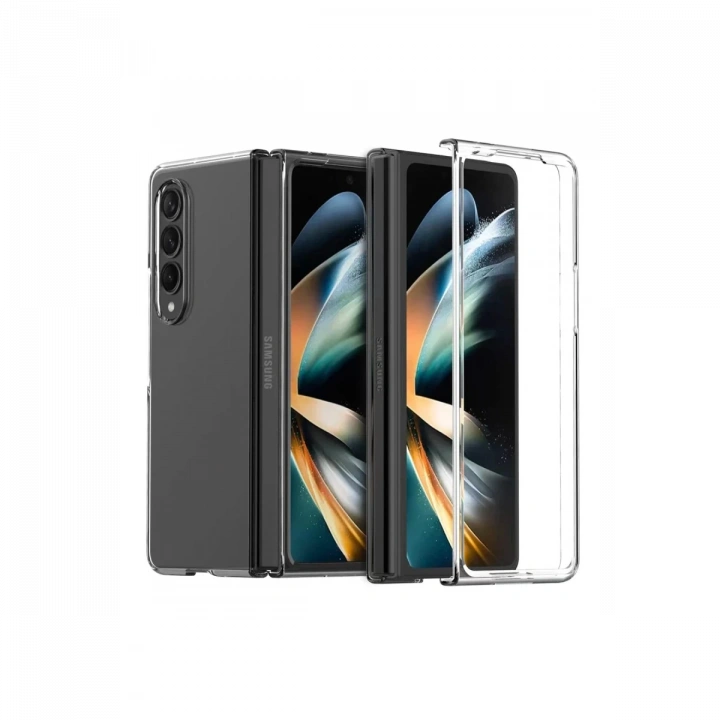 BFS  Samsung Galaxy Z Fold 3 Kılıf Fold TPU Silikon - Şeffaf