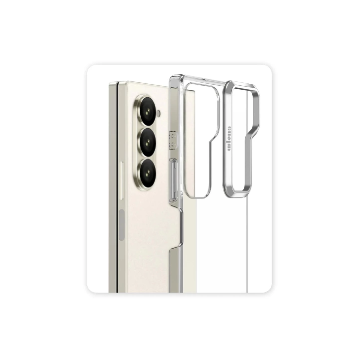 BFS  Samsung Galaxy Z Fold 6 Crystal Magsafe Kapak - Şeffaf