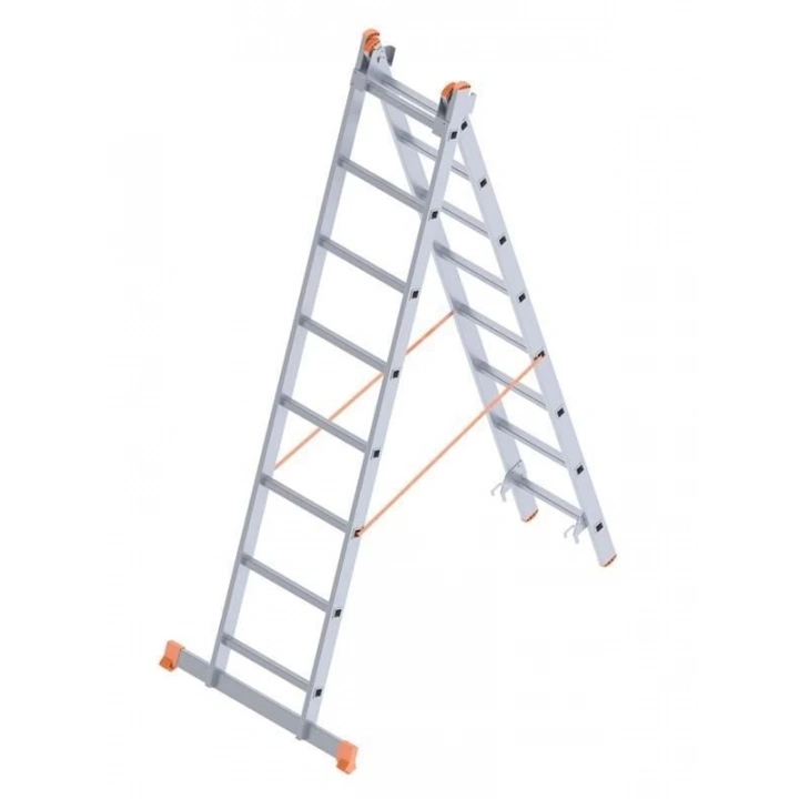 BFS Saraylı 2X9 A Tipi Sürgülü Merdiven 4,94 Metre