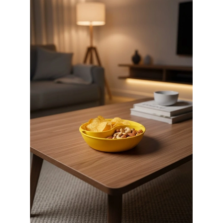 BFS Sarı Çerezlik Kase Seti 4 Adet 3x12 cm