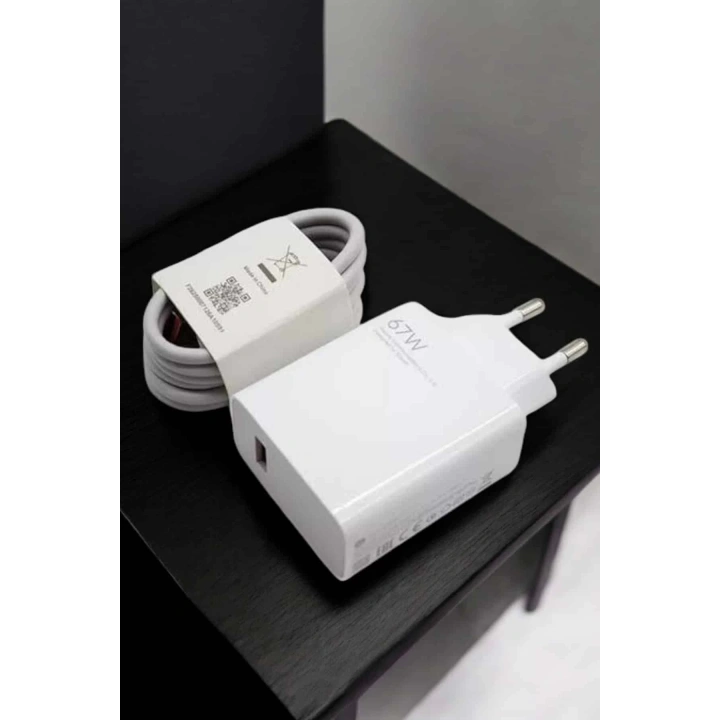 BFS Şarj Aleti 67W Hızlı Şarj Turbo Type-C Uyumlu Şarj Adaptörü Kablosu