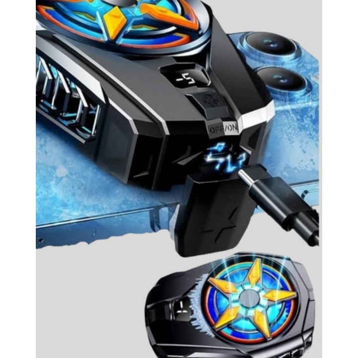 BFS Şarj Edilebilir Telefon Soğutucu Fan – Taşınabilir, Sessiz ve Güçlü Oyun Soğutucusu