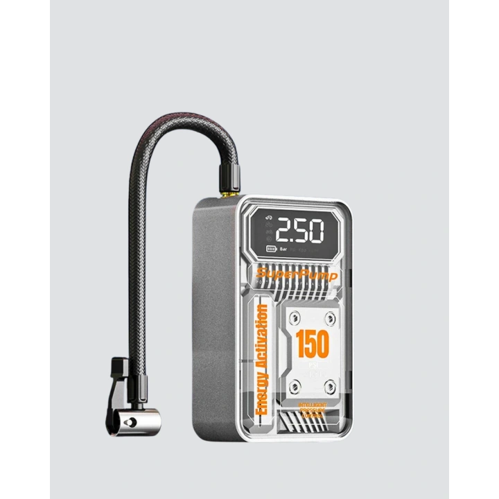 BFS Şarjlı Kablosuz Hava Pompası – 150 PSI Basınç, LED Ekran ve 6000mAh Batarya