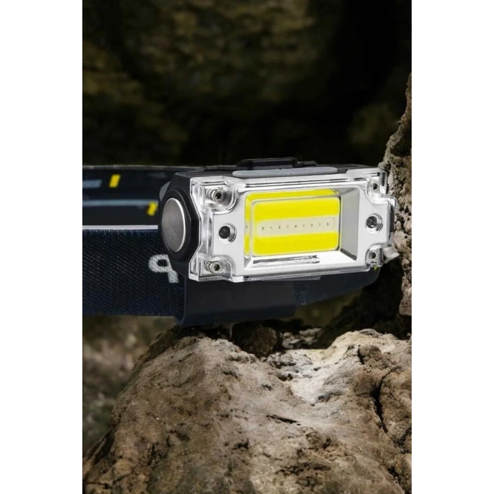 BFS Şarjlı Kafa Feneri Suya Dayanıklı Ayarlanabilir Kamp Feneri