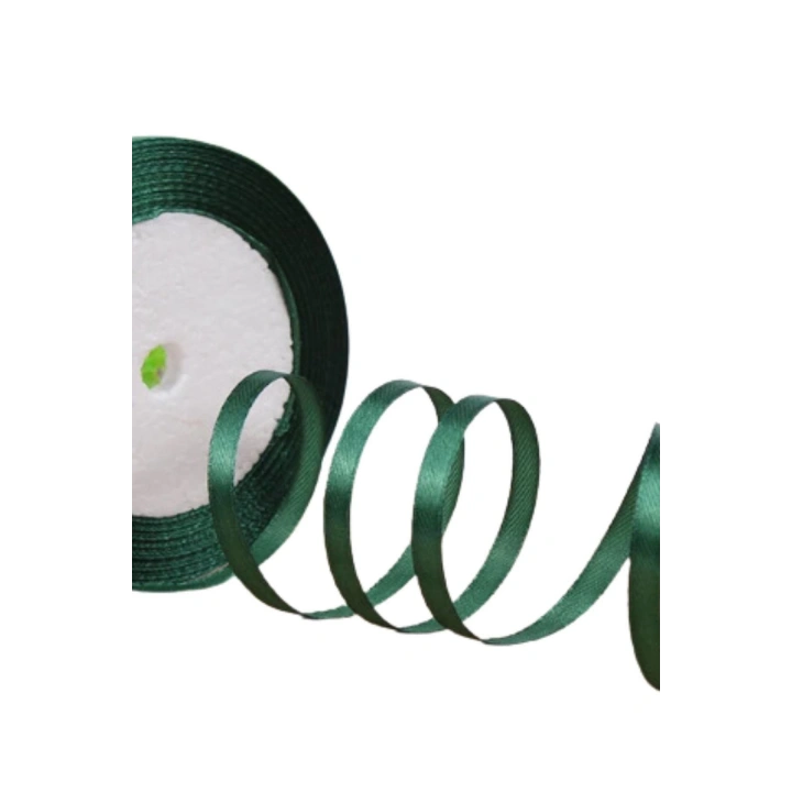BFS Saten Kurdele 1 cm 10 Metre Haki