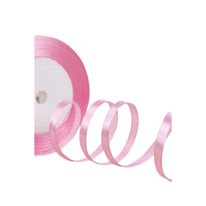 BFS Saten Kurdele 3 cm 10 Metre Toz Pembe