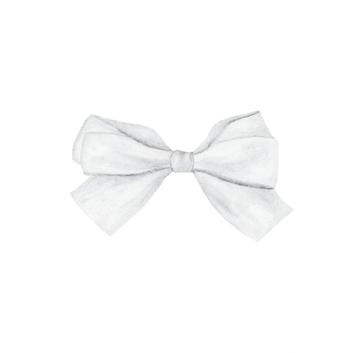 BFS Saten Kurdele 6 cm Beyaz 5 Metre