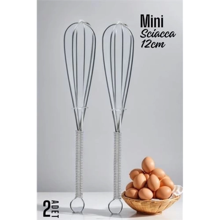 BFS Sciacca Mini Çırpıcı Çelik 2 adet